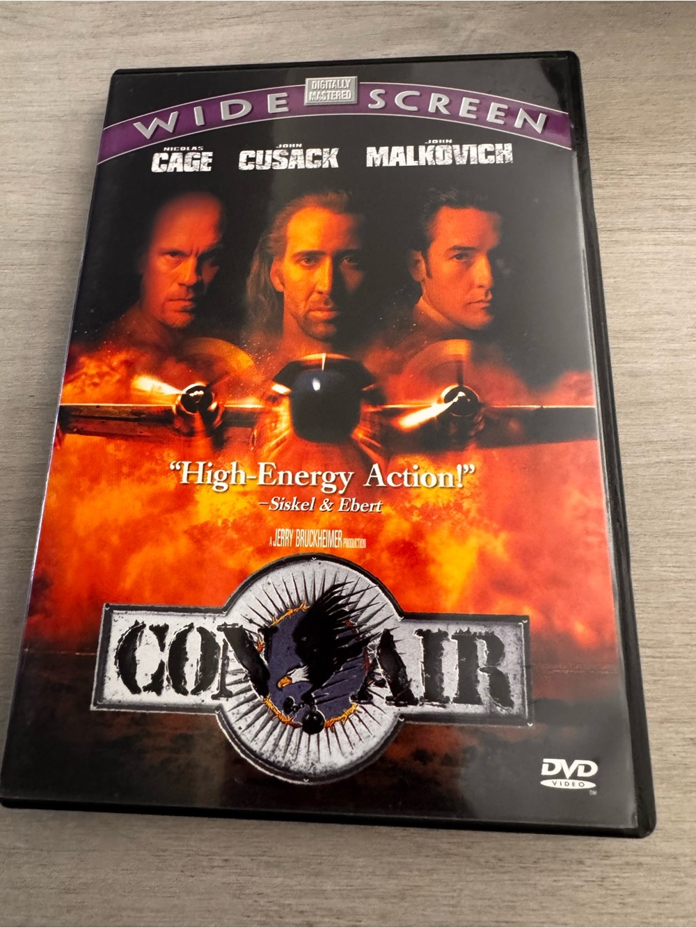 Con Air (1997) DVD Widescreen Digitally Mastered (Nicolas Cage)